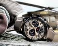 Der Uhrenhersteller Alpina hat die Erfahrung, die er als offizieller Lieferant von Militär- und Fliegeruhren gewonnen hat, genutzt, um eine neue Version seines berühmten Startimer Pilot Big Date Chronographen zu entwickeln.  :: Alpina